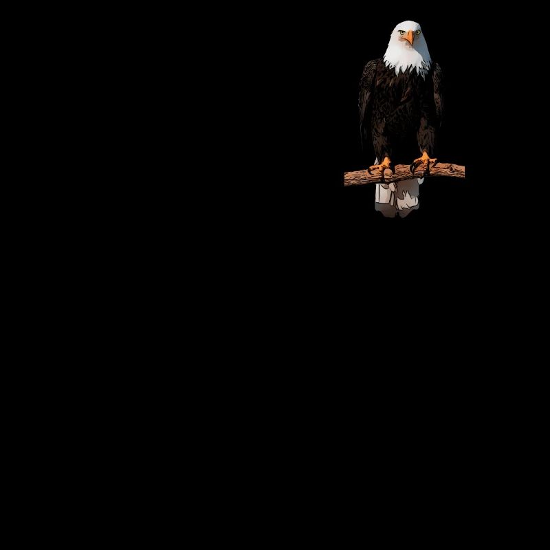 Conception graphique de l’oiseau pygargue à tête blanche