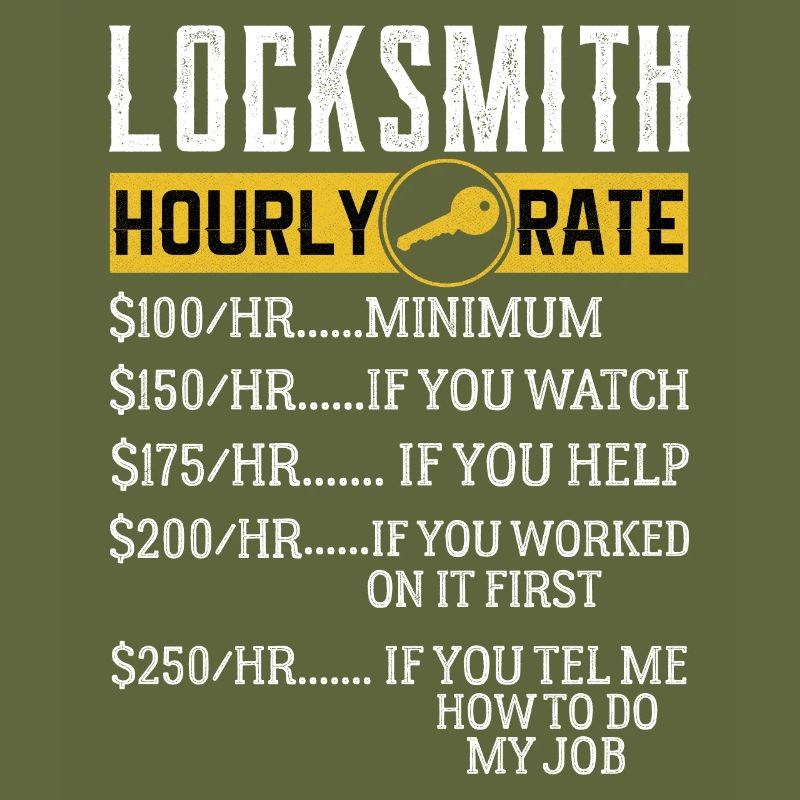 Locksmith Hourly rates Locksmith