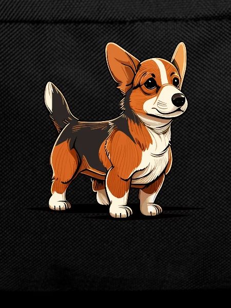 Dog in comic style