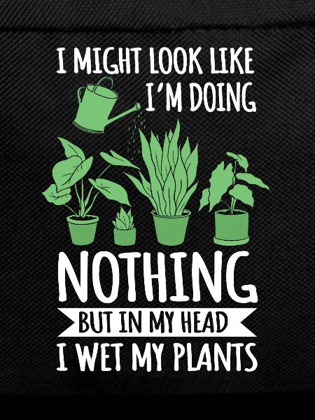 Funny Gardener Plants Design