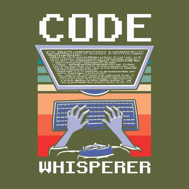 Code Whisperer Programmer Coding Coder