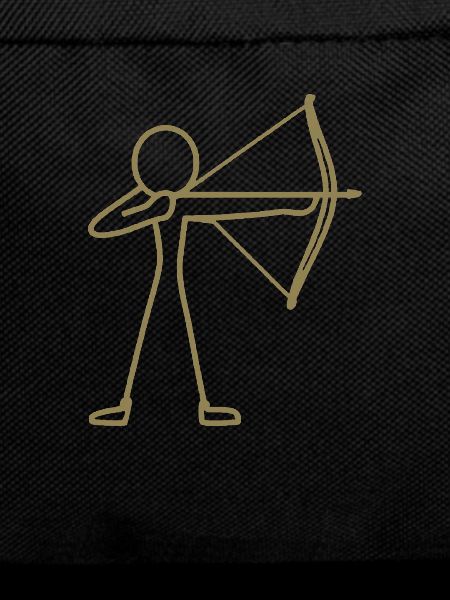Stick figure bow archery archer