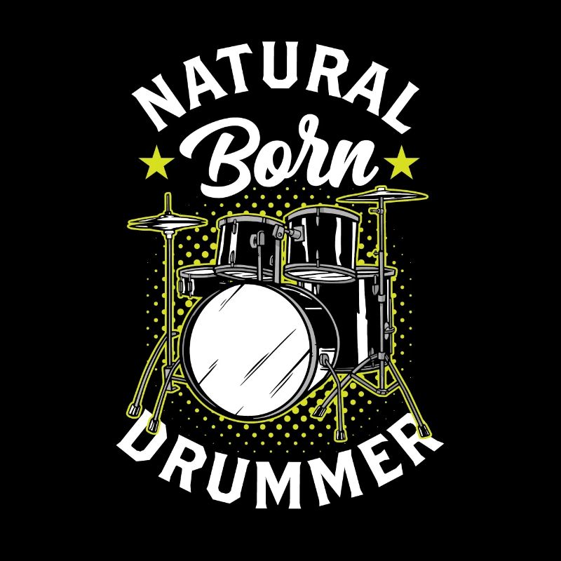 Un batteur né, batteur, batteur, tambour