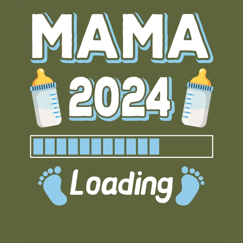 Mama Loading 2024 Mutter Mütter Mom Muttertag