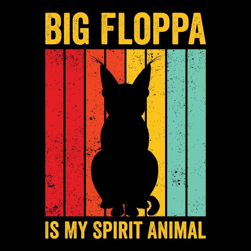 Großer Floppa Karakal Retro