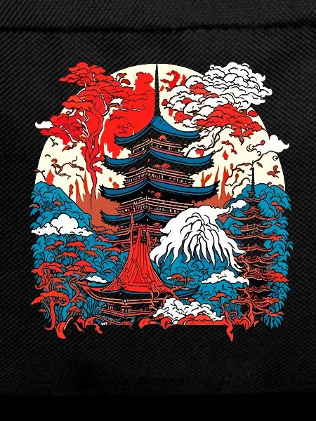 Asia Temple Landscape Art