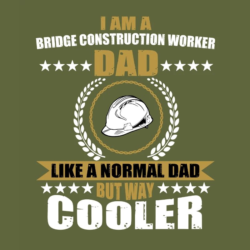 Bridge construction worker dad