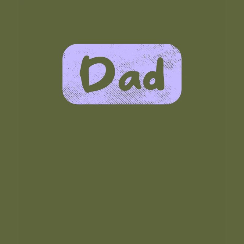 Dad lettering shield