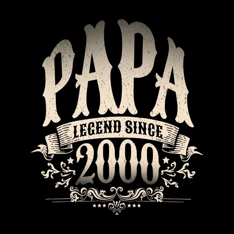 Papa Legend Since 2000 Geschenk für stolze Väter