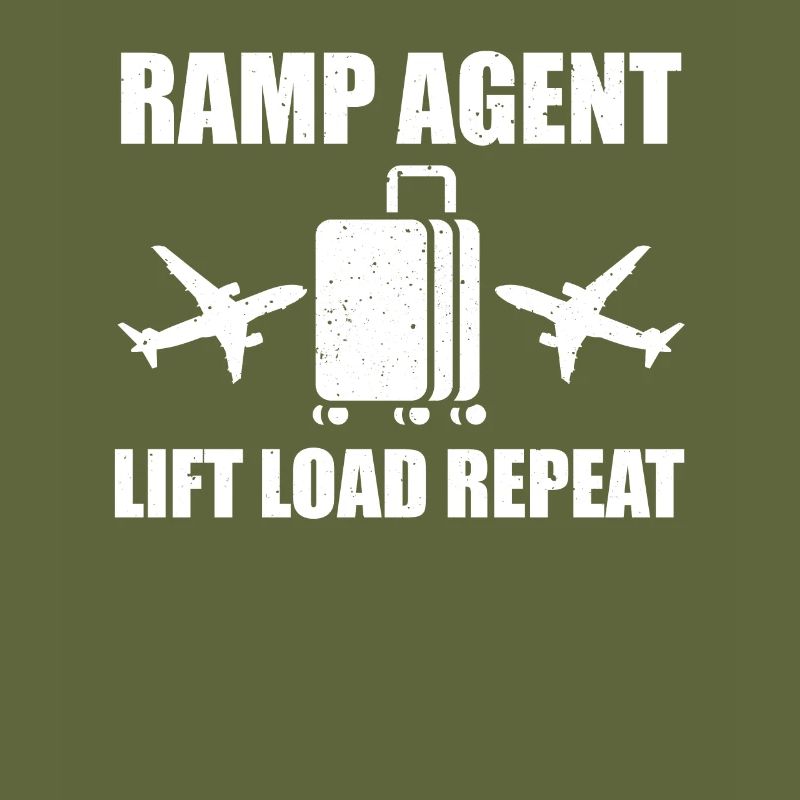 Drôle d’agent de rampe disant service d’avion