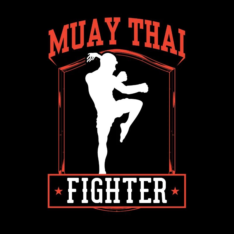 Muay Thai Kämpfer Kampfsport Kampfkunst Kampf