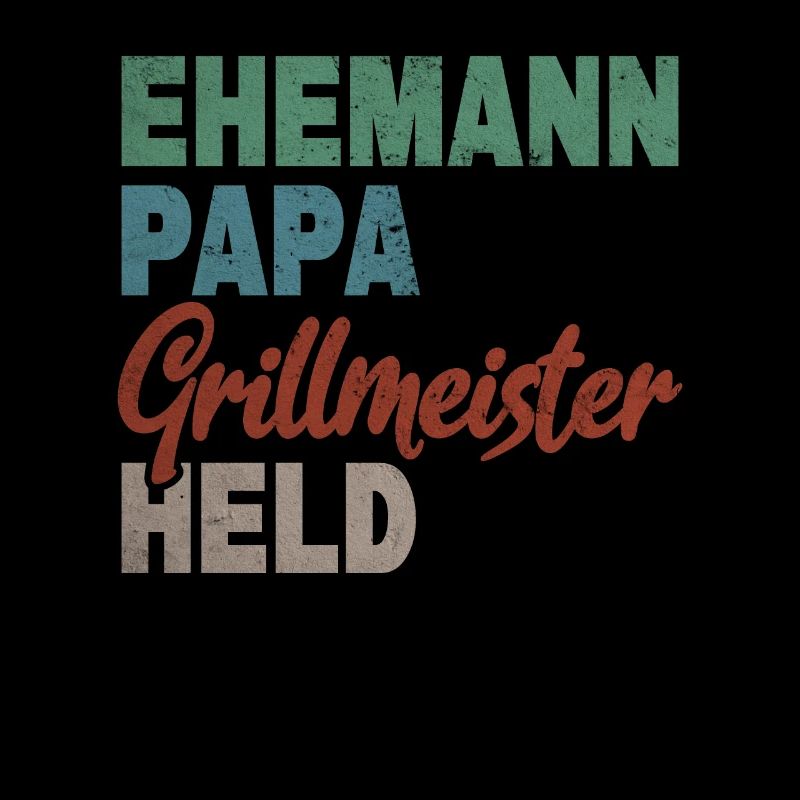 Ehemann Papa Grillmeister Held Vaterschaft