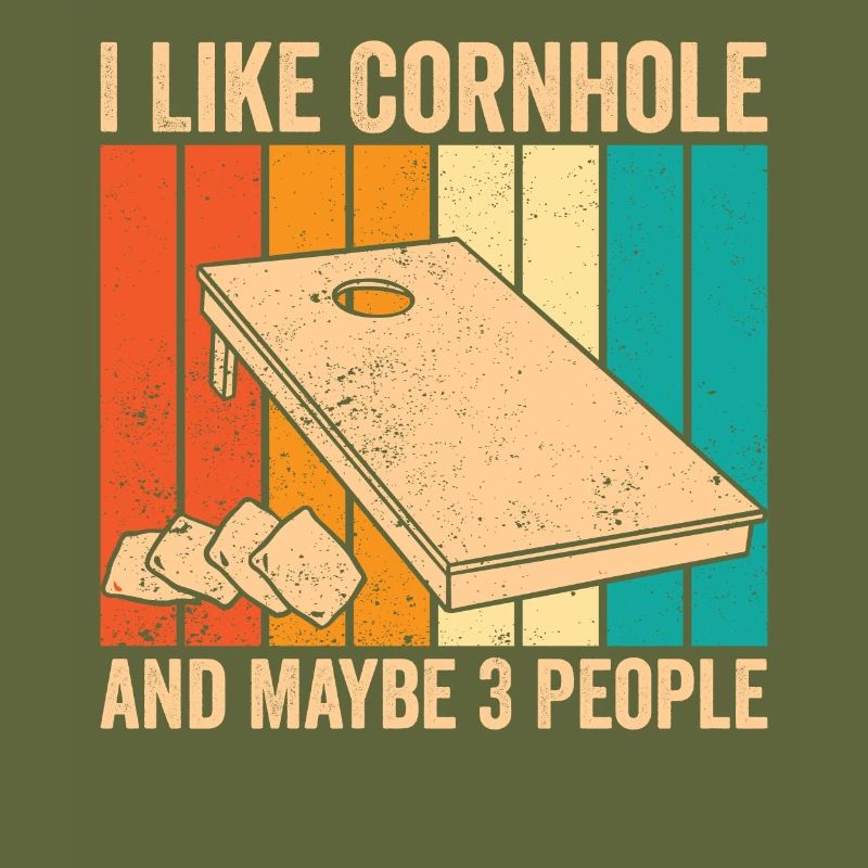 Lustiges Cornhole Retro
