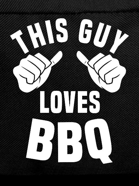 This guy loves BBQ