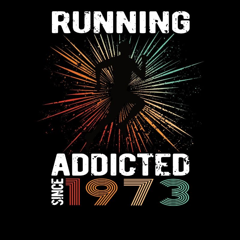 Running Vintage Running Addicted runner jogger 1973