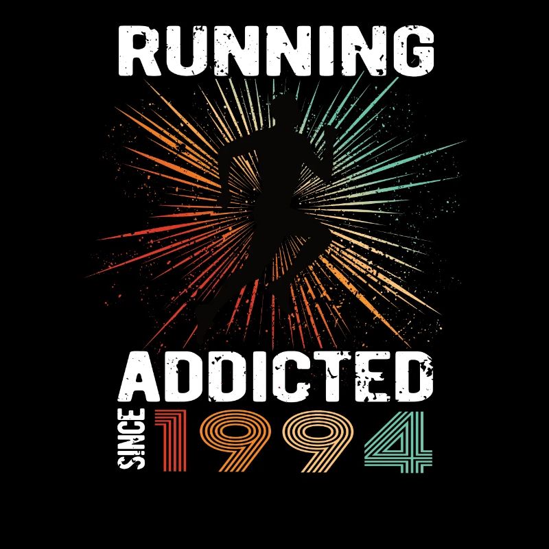 Running Vintage Running Addicted runner jogger 1994