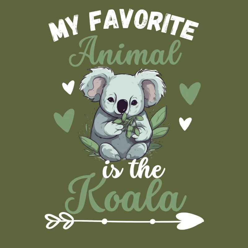 Koala Gift Mon animal préféré est le koala