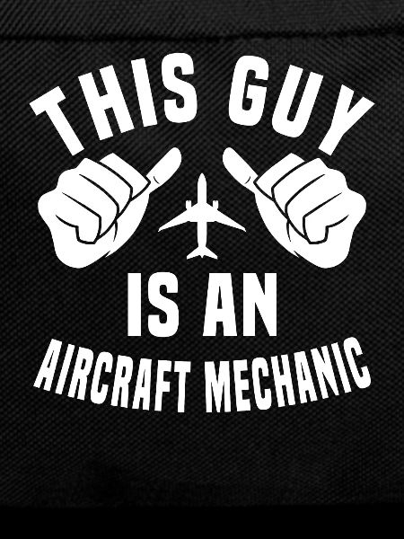 Funny Airplane Mechanic Design