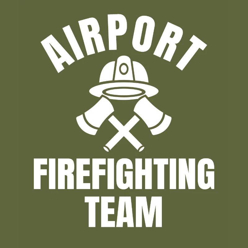 Flughafen Feuerbekämpfungs-Team