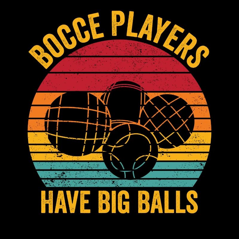 Lustige Bocciakugel Retro