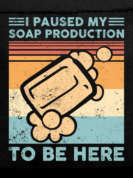 Funny soap making soap maker