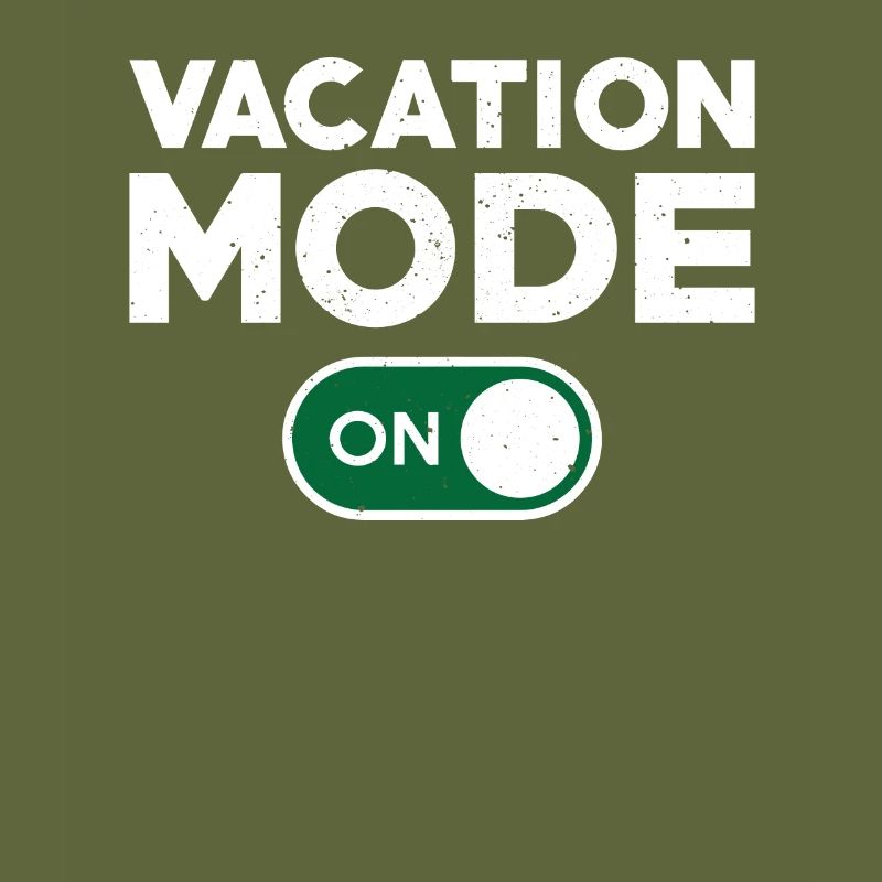 Lustiger Urlaubsmodus Eingeschaltet