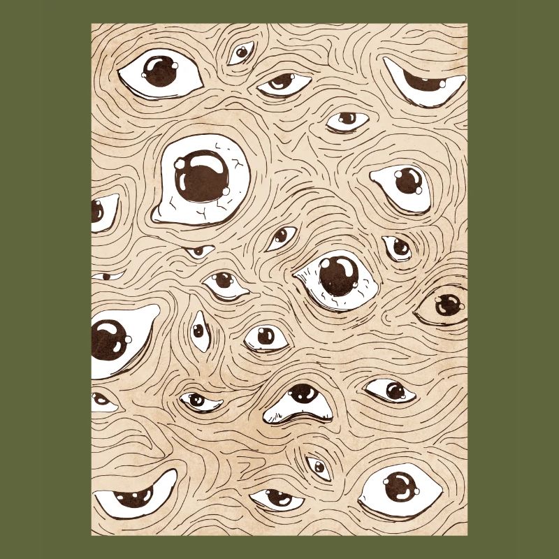 Weirdcore Aesthetic Eyes Pattern