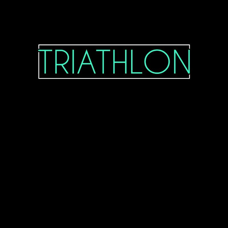 Triathlon Schriftzug