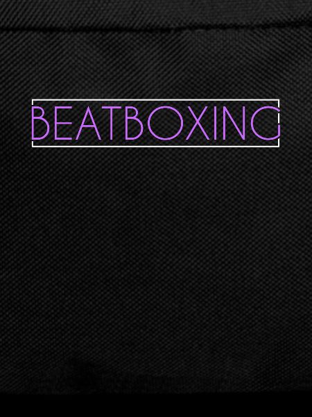 Beatboxing lettering