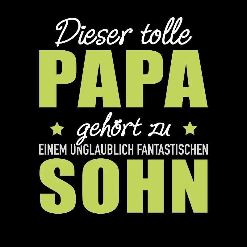 Papa Gehört Zu Sohn Vaterschaft Nachwuchs Söhne
