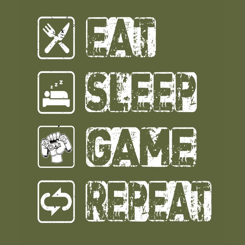 Manger le jeu de sommeil Répéter