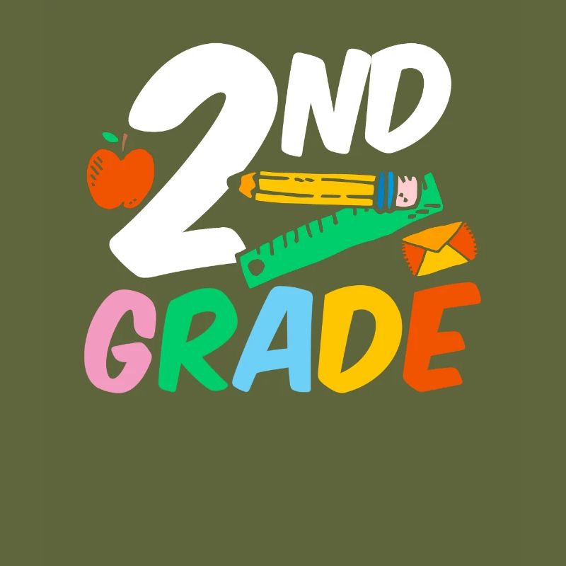 Second Grade Second Grader Teacher Student School