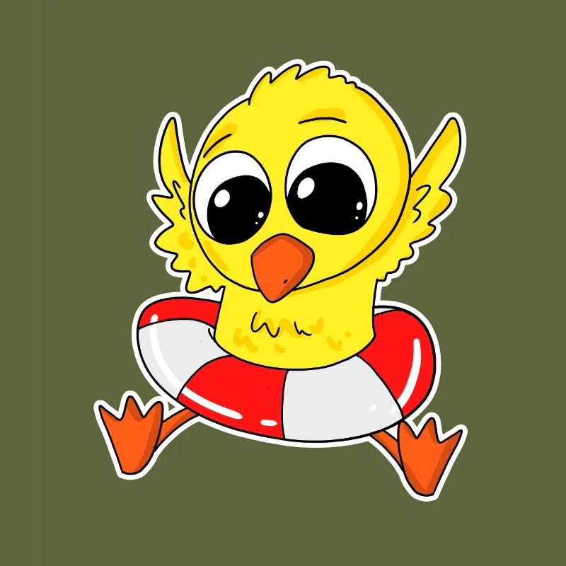 Duck bathing duck bathing