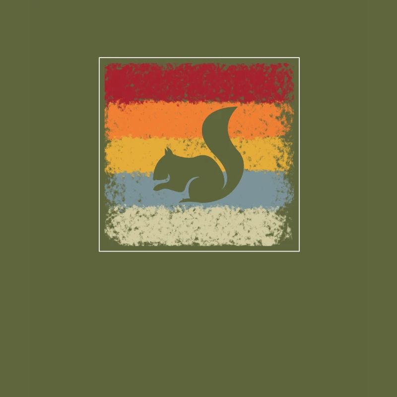 Eichhörnchen Retro