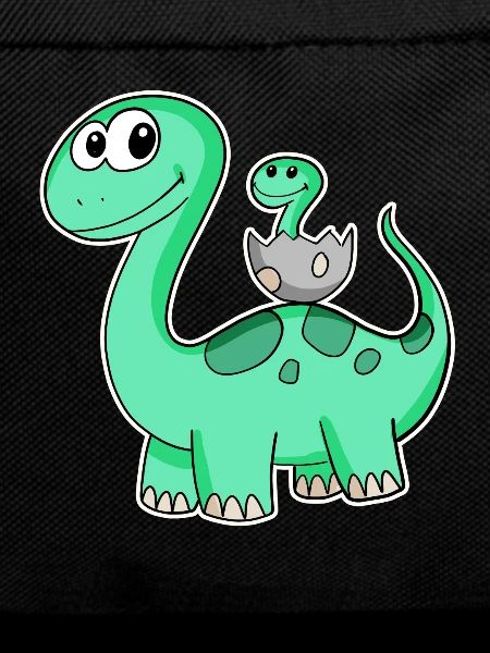 Dinosaur with Baby Dinosaur - Dino