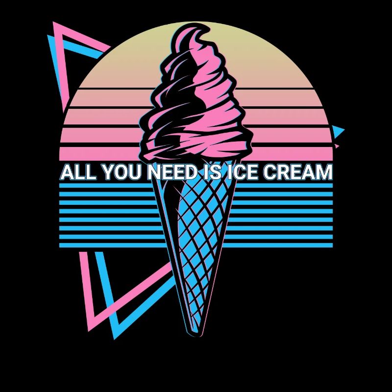 Crème glacée rétro