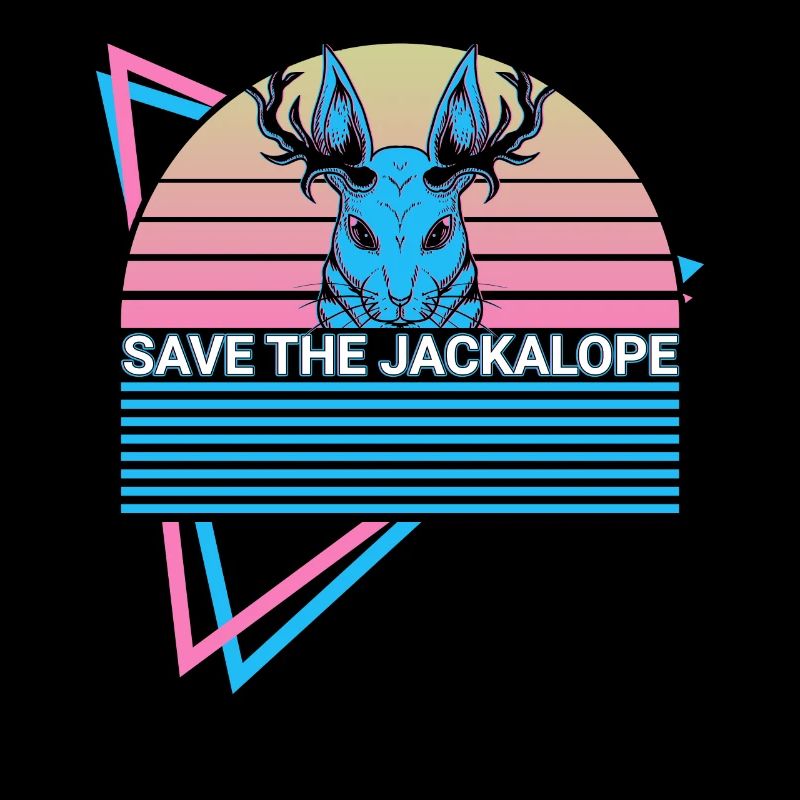 Schakalope Retro Cryptid Cryptozoology