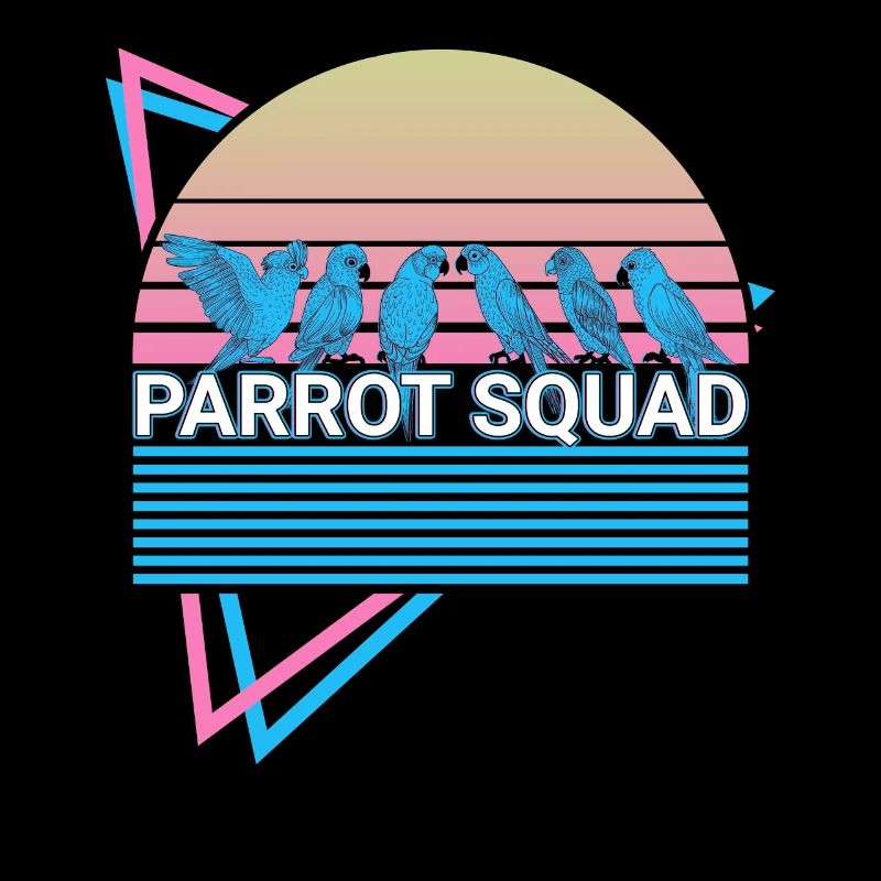 Parrot Squad Cockatiel Retro