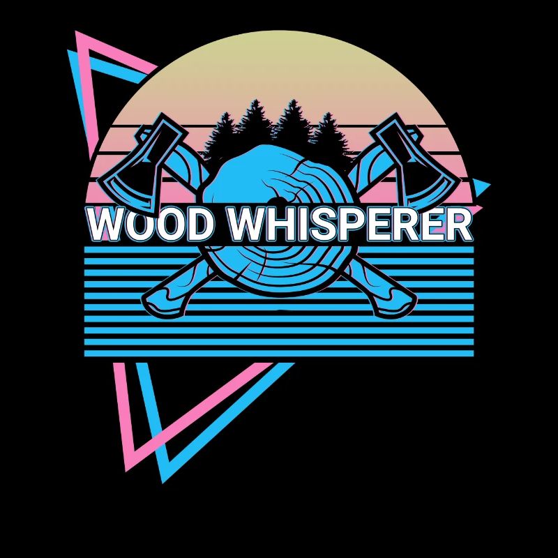 Bûcheron Menuiserie Rétro