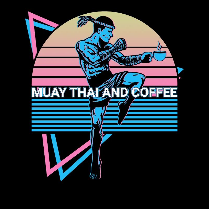 Muay Thai Kickboxen Retro