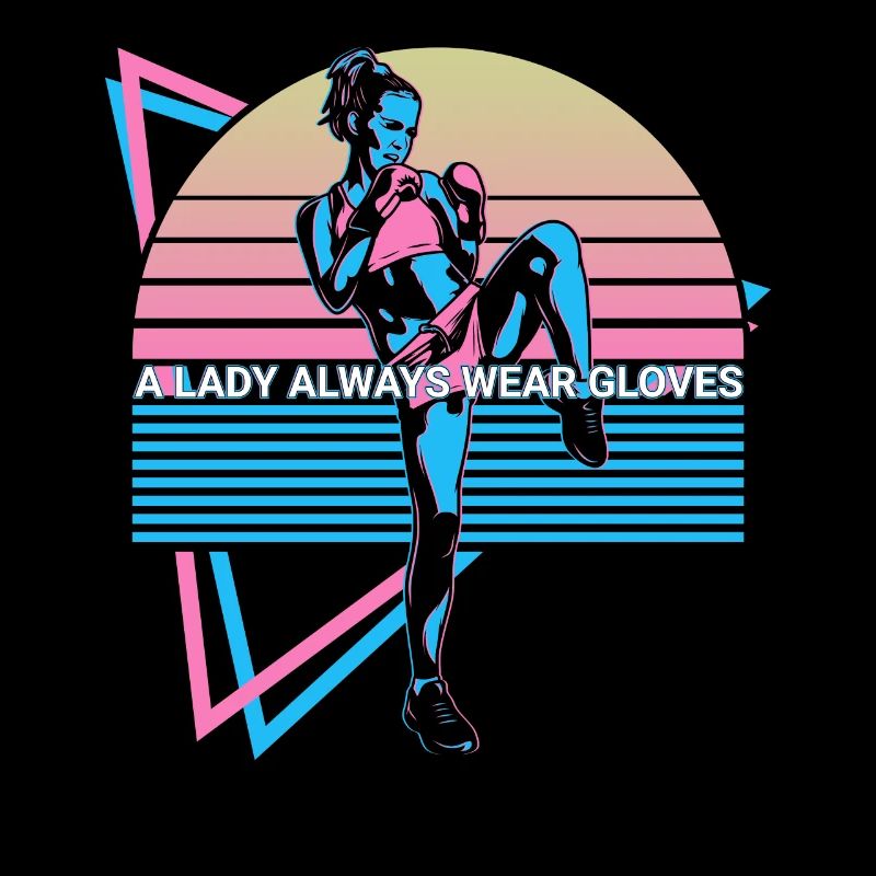 Muay Thai Kickboxing Retro