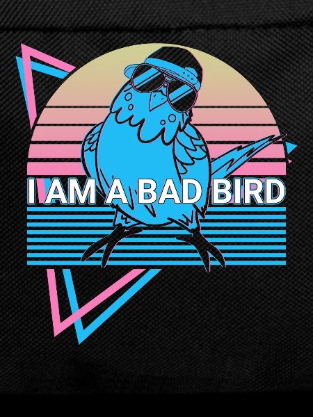 Budgie Parakeet Retro