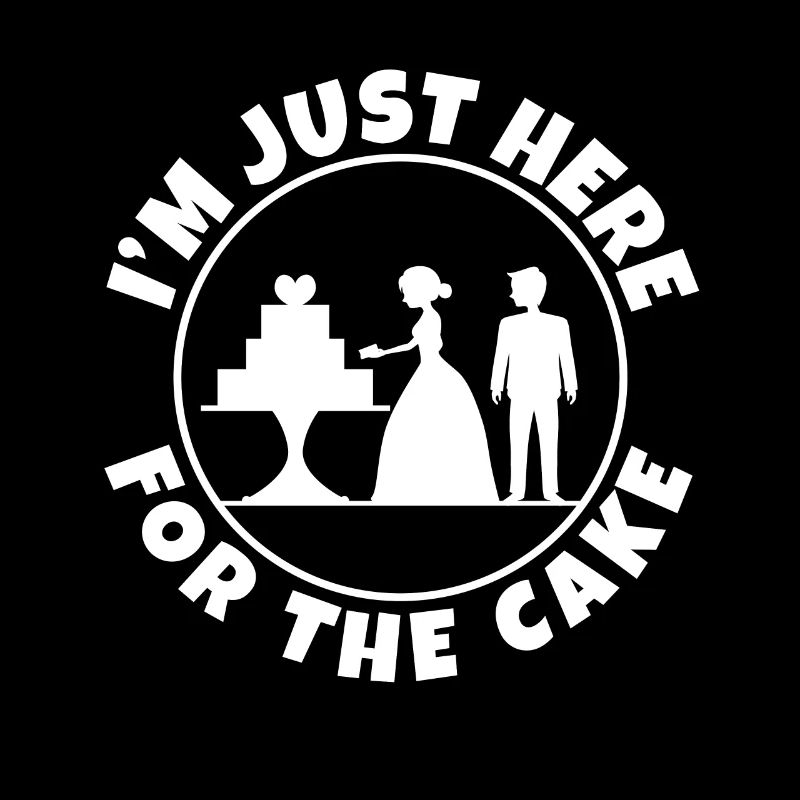 Im just here for the cake wedding