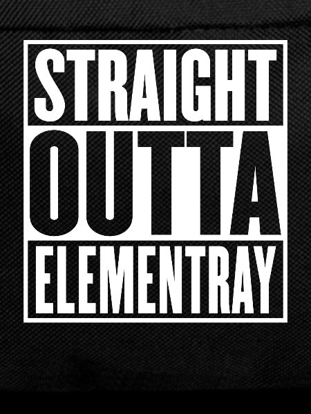 Straight Outta Elementray Graduation Funny