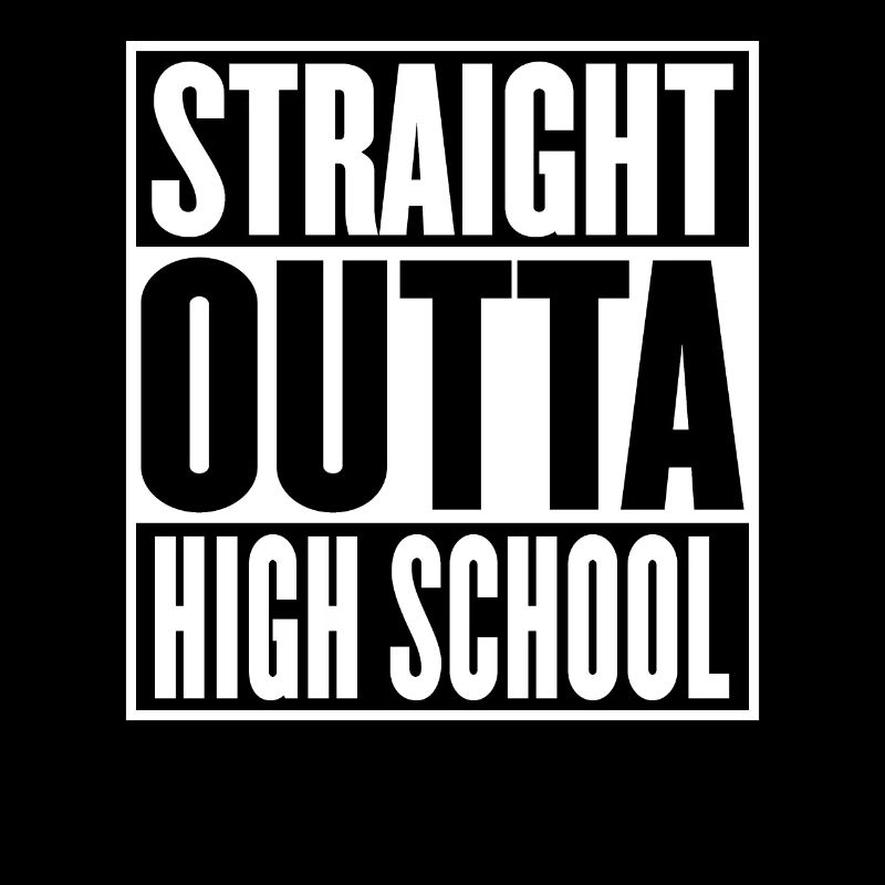 Straight Outta Highschool-Abschluss Lustig