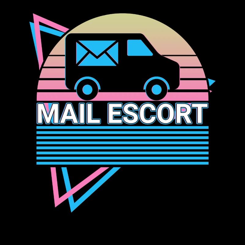 Postdienst Postbote Retro