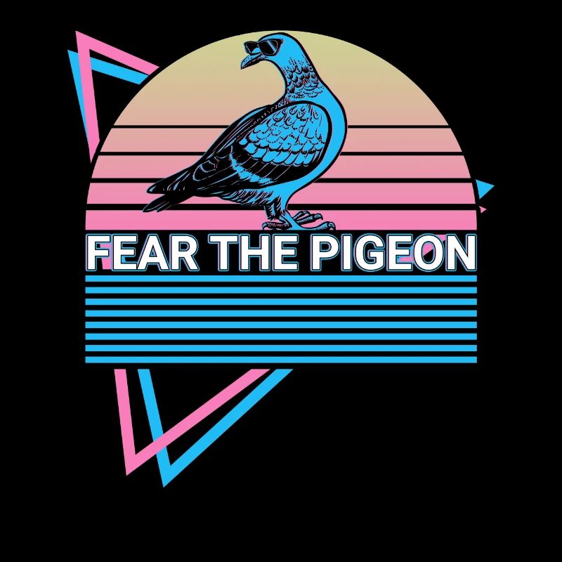 Fear The Pigeon Retro