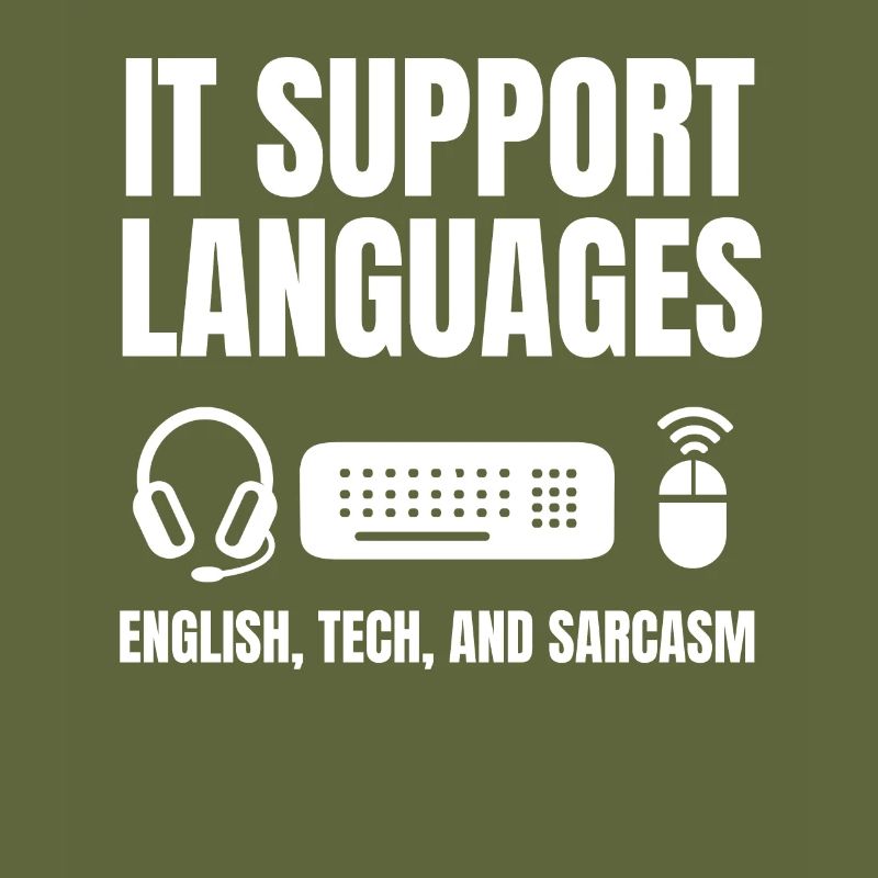 Sarcastic IT Support Outfit