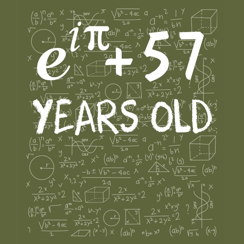 56th Birthday 56 Years Euler Identity Math Gift