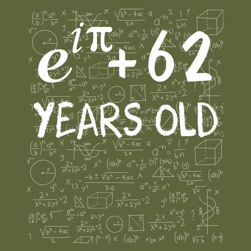 61st Birthday 61 Years Euler Identity Math Gift